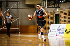 Basketball, Basketball Zweite Liga, Playoff: Viertelfinale 3. Spiel, Mattersburg Rocks, BBC Nord Dragonz, Petar Cosic (3)