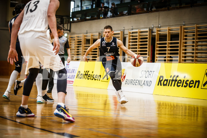 Basketball, Basketball Zweite Liga, Playoff: Viertelfinale 3. Spiel, Mattersburg Rocks, BBC Nord Dragonz, Dragisa Najdanovic (7)