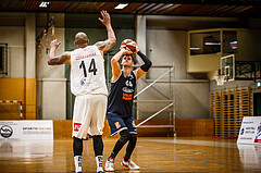 Basketball, Basketball Zweite Liga, Playoff: Viertelfinale 3. Spiel, Mattersburg Rocks, BBC Nord Dragonz, Fuad Memcic (44)
