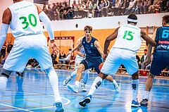 Basketball, Austria Cup 2022/23, Achtelfinale, Union Deutsch Wagram Alligators, Vienna D.C. Timberwolves, Jakob Lohr (12)
