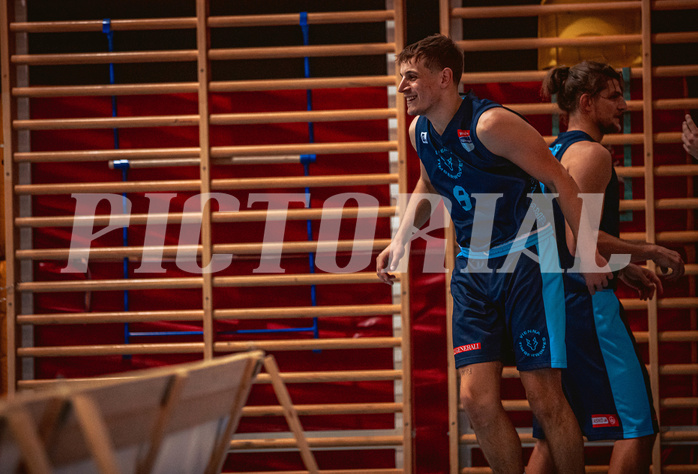 Basketball, Austria Cup 2022/23, Achtelfinale, Union Deutsch Wagram Alligators, Vienna D.C. Timberwolves, Elias Wlasak (8)