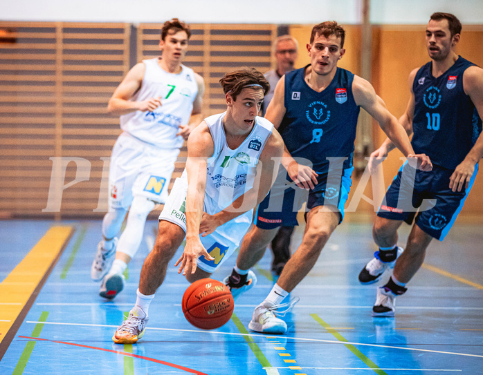 Basketball, Austria Cup 2022/23, Achtelfinale, Union Deutsch Wagram Alligators, Vienna D.C. Timberwolves, Simon Marek (11)