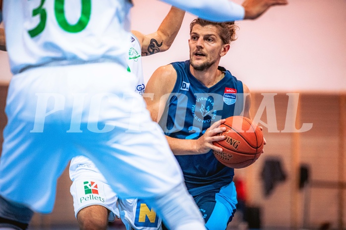 Basketball, Austria Cup 2022/23, Achtelfinale, Union Deutsch Wagram Alligators, Vienna D.C. Timberwolves, Moritz Lanegger (21)