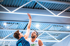 Basketball, Austria Cup 2022/23, Achtelfinale, Union Deutsch Wagram Alligators, Vienna D.C. Timberwolves, Philipp D’Angelo (9), Marko Kolaric (30)