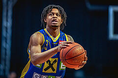 Basketball, Win2Day Superliga 2022/23, Viertelfinale Spiel 1, BC Vienna, UBSC Graz, Zachery Deshon Cooks (3)
