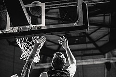 Basketball, Win2Day Superliga 2022/23, Viertelfinale Spiel 1, BC Vienna, UBSC Graz, Ivan Siriscevic (17), Tanner Giddings (15)