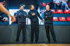 Basketball, Win2Day Superliga 2022/23, Viertelfinale Spiel 1, BC Vienna, UBSC Graz, SR Y. Wittwer, SR T. Lucaciu, SR A. Eger