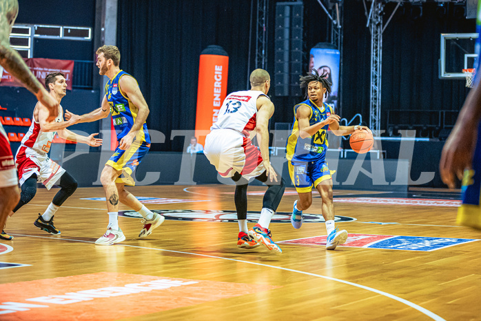 Basketball, Win2Day Superliga 2022/23, Viertelfinale Spiel 1, BC Vienna, UBSC Graz, Zachery Deshon Cooks (3)