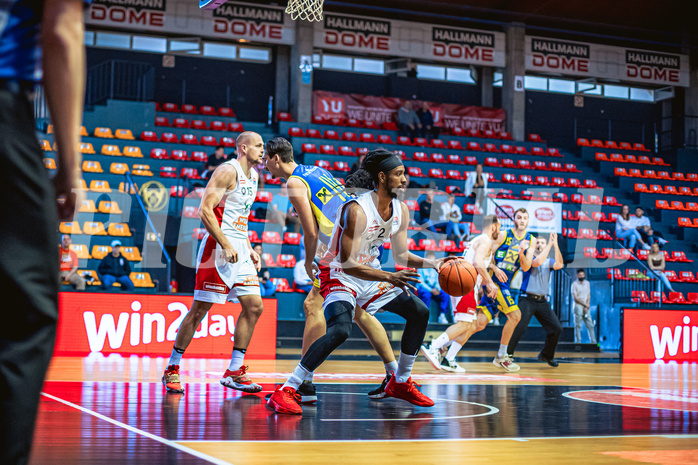 Basketball, Win2Day Superliga 2022/23, Viertelfinale Spiel 1, BC Vienna, UBSC Graz, Carlos Novas Mateo (2)