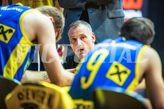 Basketball, Win2Day Superliga 2022/23, Viertelfinale Spiel 1, BC Vienna, UBSC Graz, Ervin Dragsic (Head Coach)