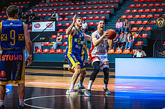 Basketball, Win2Day Superliga 2022/23, Viertelfinale Spiel 1, BC Vienna, UBSC Graz, Tanner Giddings (15), Stefan Savic (13)