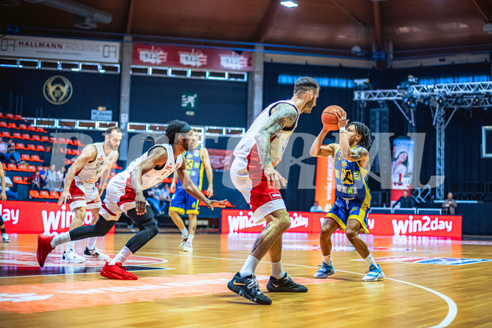 Basketball, Win2Day Superliga 2022/23, Viertelfinale Spiel 1, BC Vienna, UBSC Graz, Zachery Deshon Cooks (3)