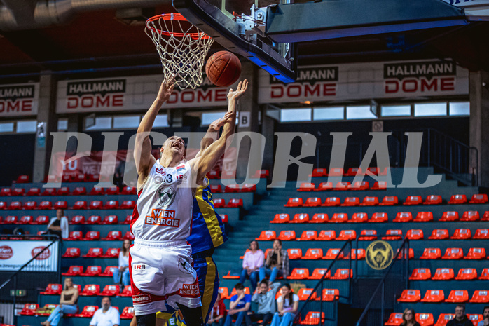 Basketball, Win2Day Superliga 2022/23, Viertelfinale Spiel 1, BC Vienna, UBSC Graz, Stefan Savic (13)