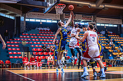 Basketball, Win2Day Superliga 2022/23, Viertelfinale Spiel 1, BC Vienna, UBSC Graz, Carlos Novas Mateo (2)