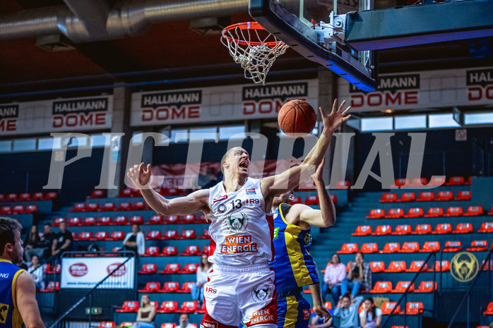 Basketball, Win2Day Superliga 2022/23, Viertelfinale Spiel 1, BC Vienna, UBSC Graz, Stefan Savic (13)