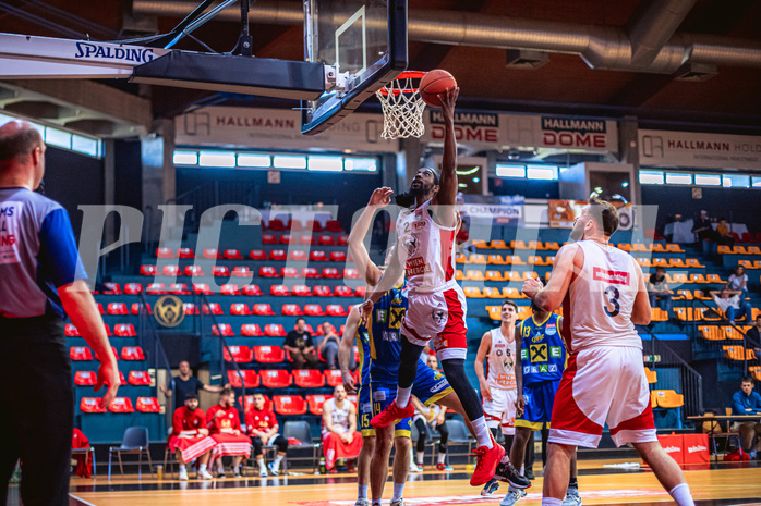 Basketball, Win2Day Superliga 2022/23, Viertelfinale Spiel 1, BC Vienna, UBSC Graz, Carlos Novas Mateo (2)
