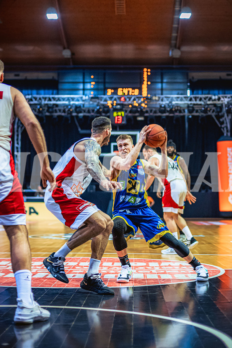 Basketball, Win2Day Superliga 2022/23, Viertelfinale Spiel 1, BC Vienna, UBSC Graz, Lukas Simoner (12)