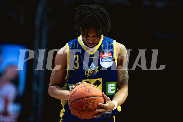 Basketball, Win2Day Superliga 2022/23, Viertelfinale Spiel 1, BC Vienna, UBSC Graz, Zachery Deshon Cooks (3)