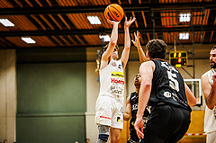 Basketball, Basketball Zweite Liga 2023/24, Grunddurchgang 18.Runde, Mattersburg Rocks, Güssing Blackbirds, Nikolaus Bugnyar (4)