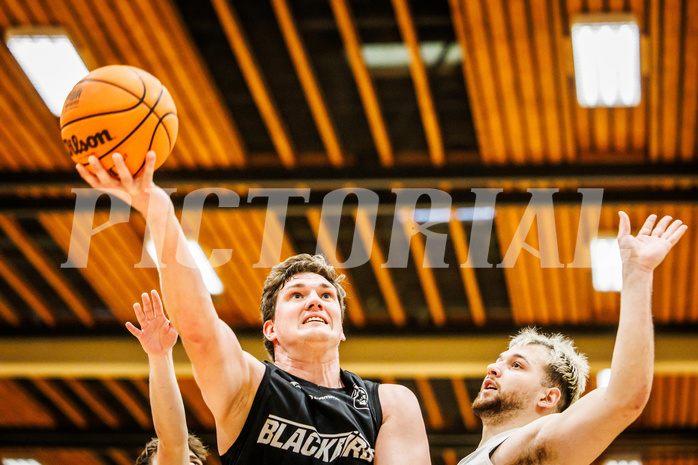 Basketball, Basketball Zweite Liga 2023/24, Grunddurchgang 18.Runde, Mattersburg Rocks, Güssing Blackbirds, Sebastian Koch (5)