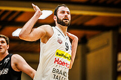 Basketball, Basketball Zweite Liga 2023/24, Grunddurchgang 18.Runde, Mattersburg Rocks, Güssing Blackbirds, Tobias Winkler (9)