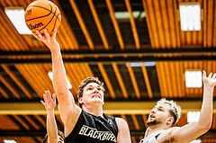 Basketball, Basketball Zweite Liga 2023/24, Grunddurchgang 18.Runde, Mattersburg Rocks, Güssing Blackbirds, Sebastian Koch (5)