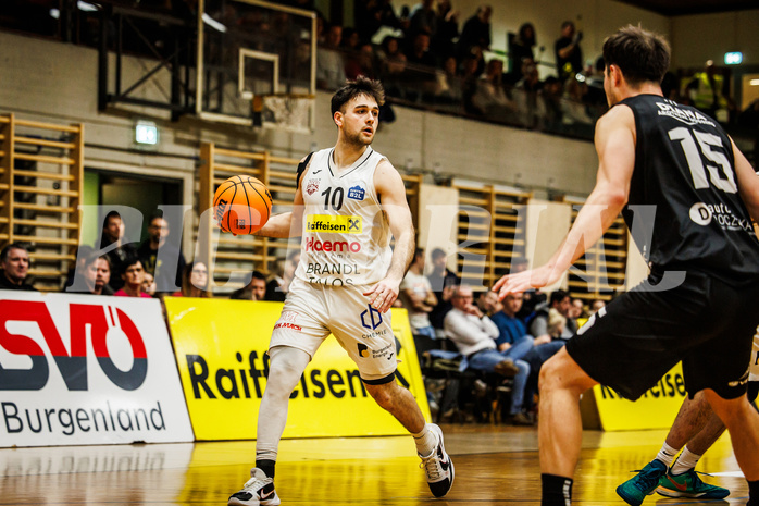 Basketball, Basketball Zweite Liga 2023/24, Grunddurchgang 18.Runde, Mattersburg Rocks, Güssing Blackbirds, Julian Alper (10)