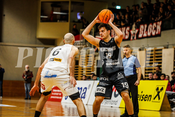 Basketball, Basketball Zweite Liga 2023/24, Grunddurchgang 18.Runde, Mattersburg Rocks, Güssing Blackbirds, Jakob Ernst (19)