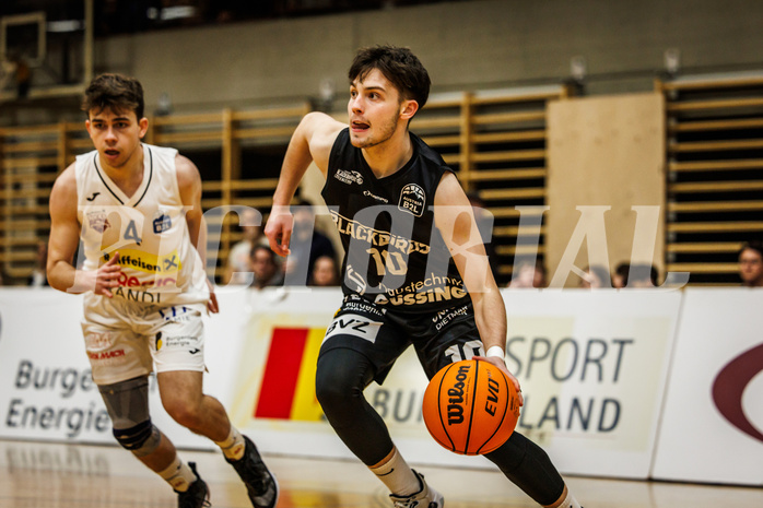 Basketball, Basketball Zweite Liga 2023/24, Grunddurchgang 18.Runde, Mattersburg Rocks, Güssing Blackbirds, Tobias Kopcsandy (10)