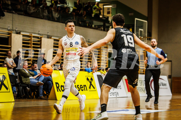 Basketball, Basketball Zweite Liga 2023/24, Grunddurchgang 18.Runde, Mattersburg Rocks, Güssing Blackbirds, Petar Zivkovic (8)
