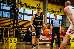 Basketball, Basketball Zweite Liga 2023/24, Grunddurchgang 18.Runde, Mattersburg Rocks, Güssing Blackbirds, Jakob Ernst (19)