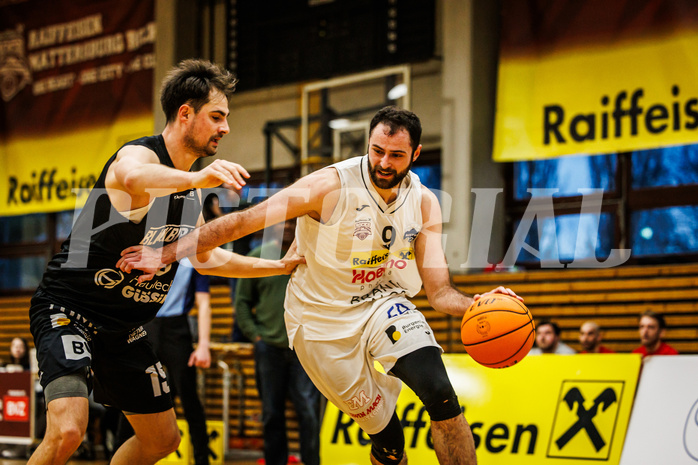 Basketball, Basketball Zweite Liga 2023/24, Grunddurchgang 18.Runde, Mattersburg Rocks, Güssing Blackbirds, Tobias Winkler (9)