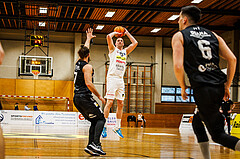 Basketball, Basketball Zweite Liga 2023/24, Grunddurchgang 18.Runde, Mattersburg Rocks, Güssing Blackbirds, Corey Hallett (13)