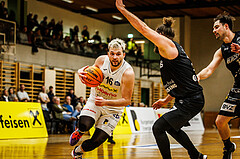 Basketball, Basketball Zweite Liga 2023/24, Grunddurchgang 18.Runde, Mattersburg Rocks, Güssing Blackbirds, Jusuf Selimovic (16)