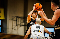 Basketball, Basketball Zweite Liga 2023/24, Grunddurchgang 18.Runde, Mattersburg Rocks, Güssing Blackbirds, Jakob Ernst (19)