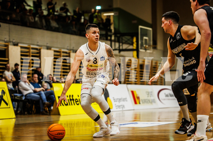Basketball, Basketball Zweite Liga 2023/24, Grunddurchgang 18.Runde, Mattersburg Rocks, Güssing Blackbirds, Petar Zivkovic (8)