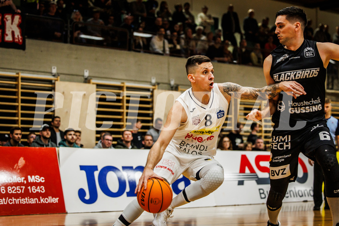 Basketball, Basketball Zweite Liga 2023/24, Grunddurchgang 18.Runde, Mattersburg Rocks, Güssing Blackbirds, Petar Zivkovic (8)