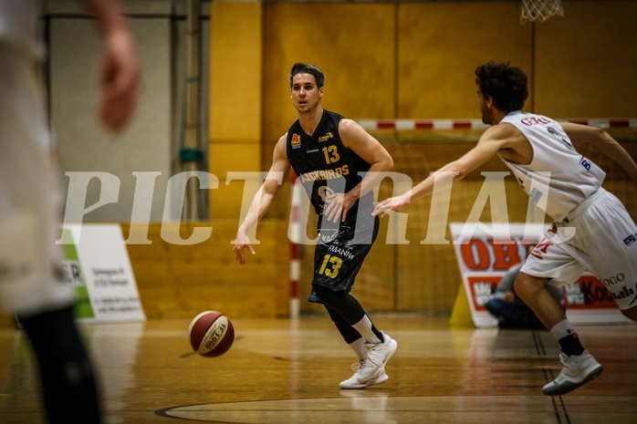 Basketball, 2.Bundesliga, Grunddurchgang 13.Runde, Mattersburg Rocks, Jennersdorf Blackbirds, Philipp Horvath (13)