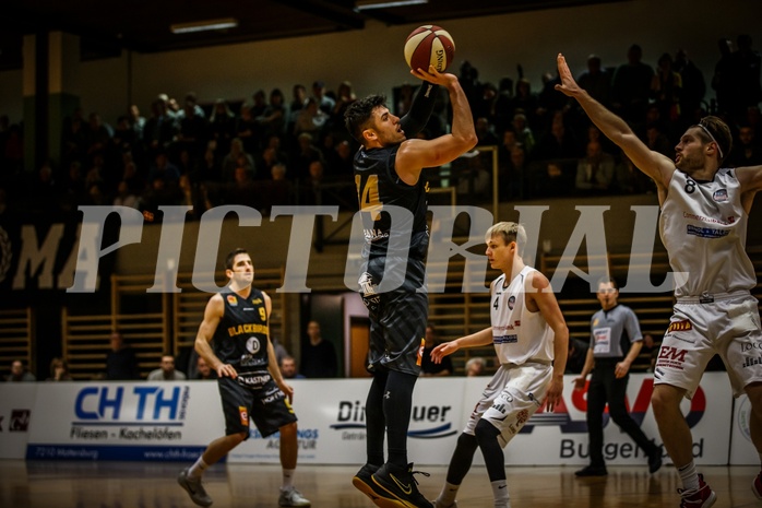 Basketball, 2.Bundesliga, Grunddurchgang 13.Runde, Mattersburg Rocks, Jennersdorf Blackbirds, Christoph Astl (14)