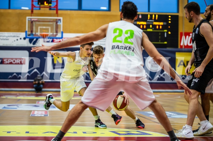 Basketball, Basketball Zweite Liga, Grunddurchgang 5.Runde, Basket Flames, Wörthersee Piraten, Ziga Erculj (4)