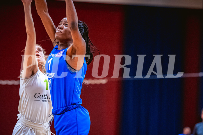 Basketball Basketball Damen Superliga 2021/22, Grunddurchgang 11.Runde Basket Flames vs. Vienna D.C. Timberwolves
