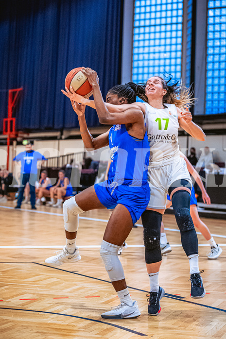 Basketball Basketball Damen Superliga 2021/22, Grunddurchgang 11.Runde Basket Flames vs. Vienna D.C. Timberwolves
