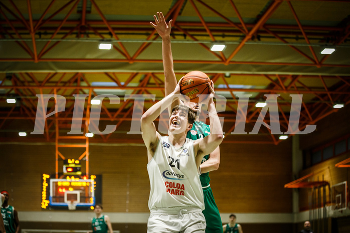 Basketball, Basketball Zweite Liga, Grunddurchgang 15.Runde, BBC Nord Dragonz, Future Team Steiermark, Lukas Knor (21)
