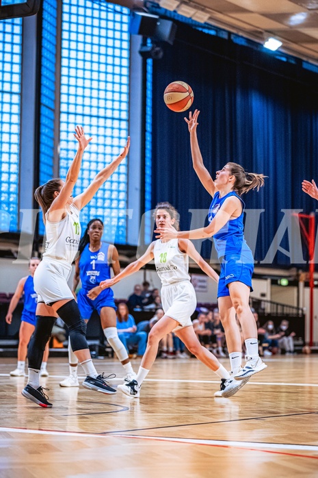 Basketball Basketball Damen Superliga 2021/22, Grunddurchgang 11.Runde Basket Flames vs. Vienna D.C. Timberwolves

