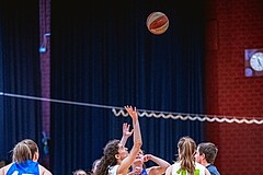 Basketball Basketball Damen Superliga 2021/22, Grunddurchgang 11.Runde Basket Flames vs. Vienna D.C. Timberwolves
