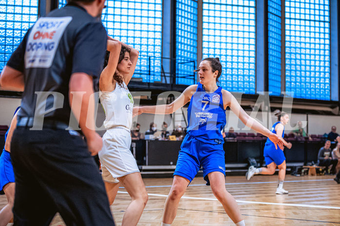 Basketball Basketball Damen Superliga 2021/22, Grunddurchgang 11.Runde Basket Flames vs. Vienna D.C. Timberwolves
