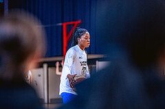 Basketball Basketball Damen Superliga 2021/22, Grunddurchgang 11.Runde Basket Flames vs. Vienna D.C. Timberwolves
