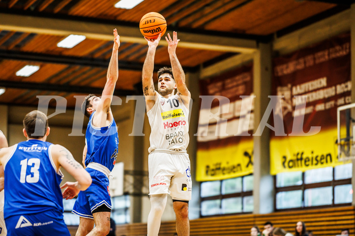 Basketball, Basketball Zweite Liga 2023/24, Viertelfinale Spiel 2, Mattersburg Rocks, Kufstein Towers, Julian Alper (10)
