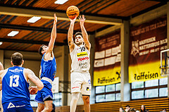 Basketball, Basketball Zweite Liga 2023/24, Viertelfinale Spiel 2, Mattersburg Rocks, Kufstein Towers, Julian Alper (10)
