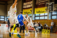 Basketball, Basketball Zweite Liga 2023/24, Viertelfinale Spiel 2, Mattersburg Rocks, Kufstein Towers, Petar Zivkovic (8)